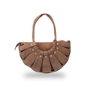 Bolso de mujer de piel natural marrón Ruth
