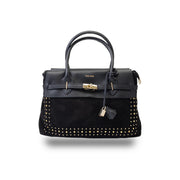 Bolso de mujer de piel natural negro Mira