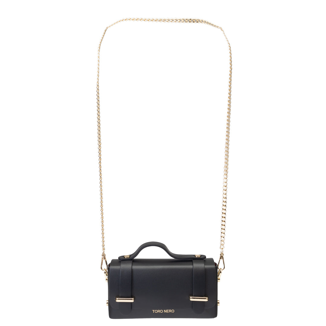 Bolso de mujer de piel natural negra Natalia