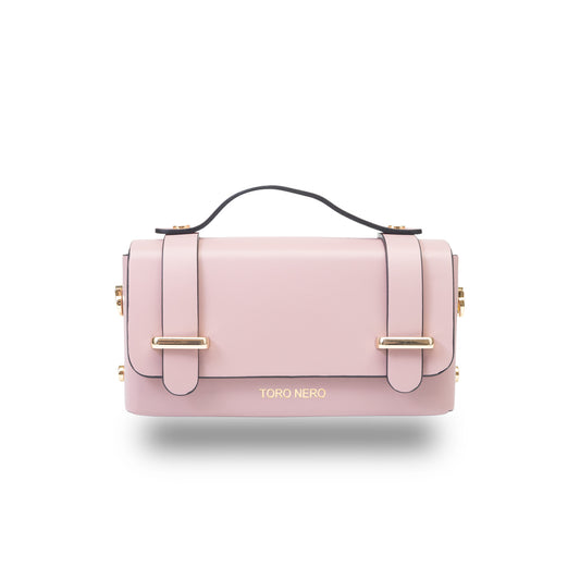 Bolso de mujer de piel natural rosa Natalia