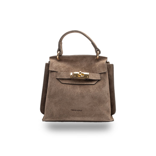 Bolso de mujer de piel natural Renata topo