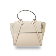 Bolso de mujer de ante natural beige Erika