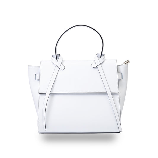 Bolso de mujer de piel natural blanca Erika