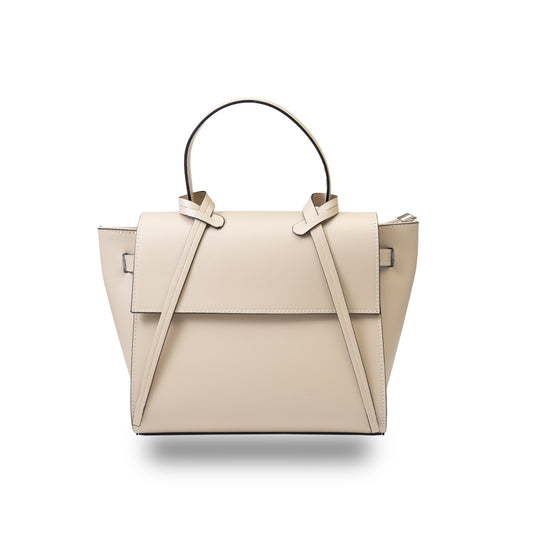 Bolso de mujer de piel natural beige Erika