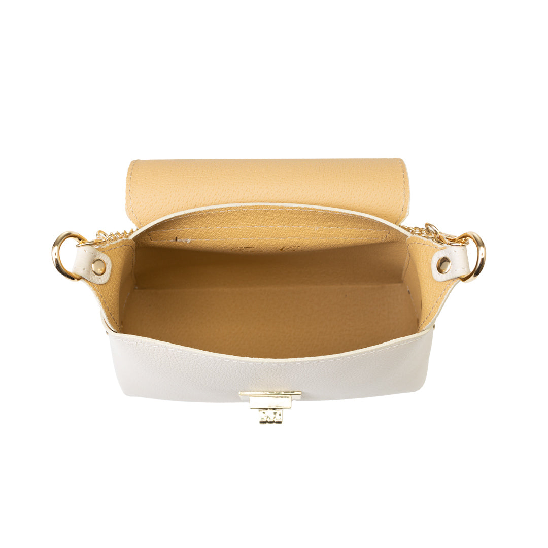 Sac femme en daim naturel, beige Raisa