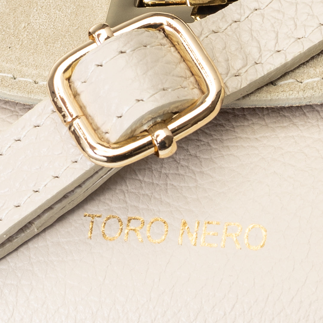 Sac femme en daim naturel, beige Raisa