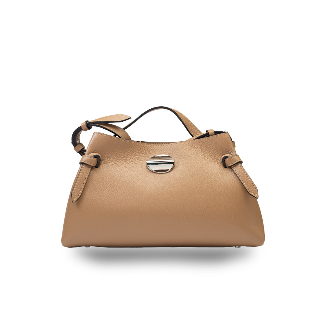 Bolso de mujer de piel natural marrón Tania