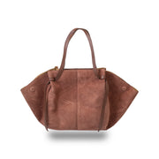 Bolso de piel natural coñac Alice para mujer