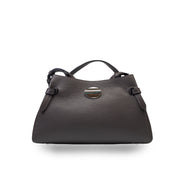 Bolso de mujer de piel natural marrón oscuro Tania