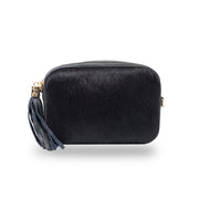 Bolso de mujer de piel auténtica negra Adela
