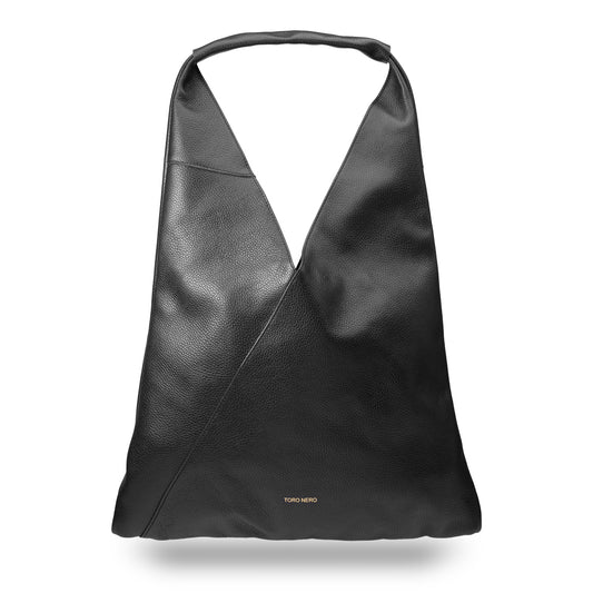 Bolso de mujer de piel natural negro Camelia