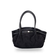 Bolso de mujer de piel natural negro Elena