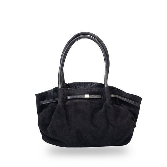 Bolso de mujer de piel natural negro Elena