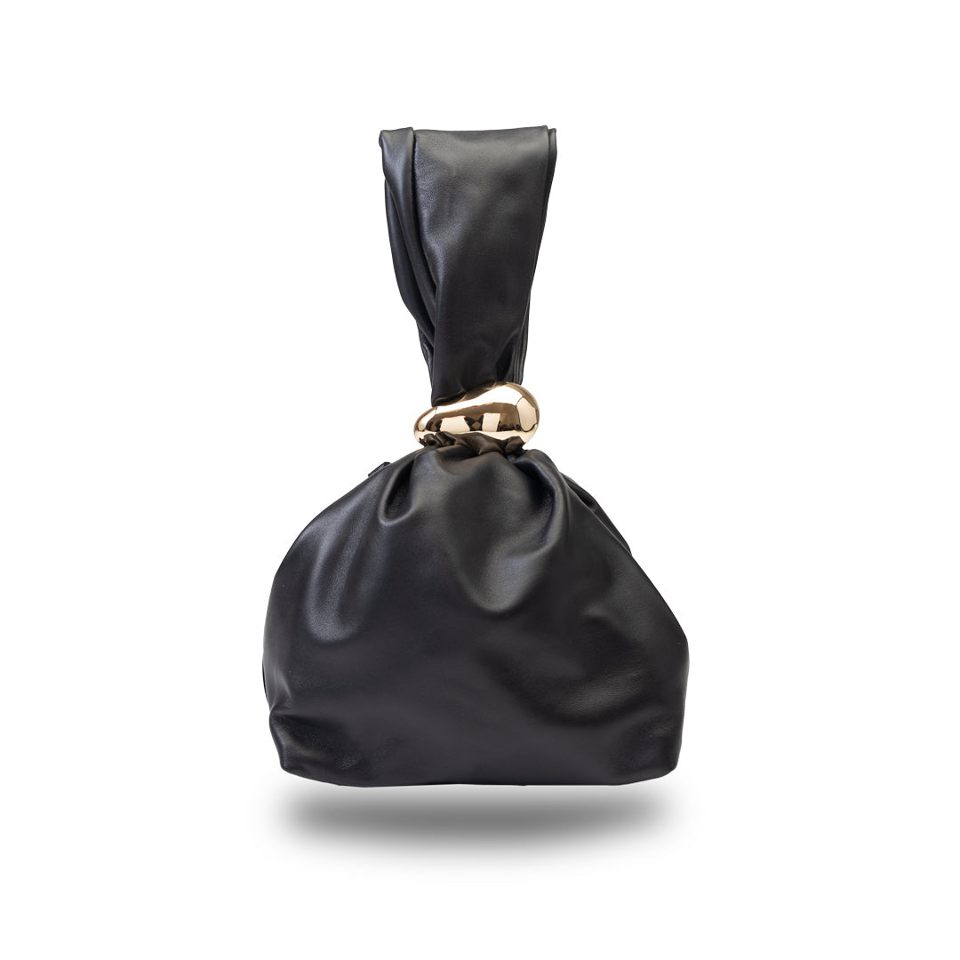 Bolso de mujer de cuero genuino negro Eliza