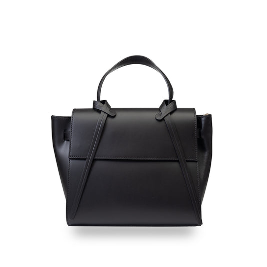 Bolso de mujer de piel natural negra Erika