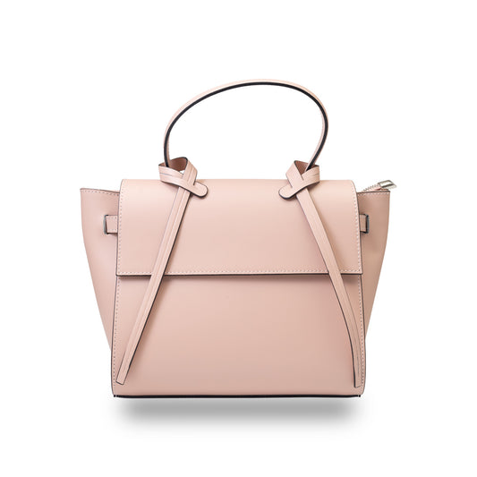Bolso de mujer de piel natural rosa Erika