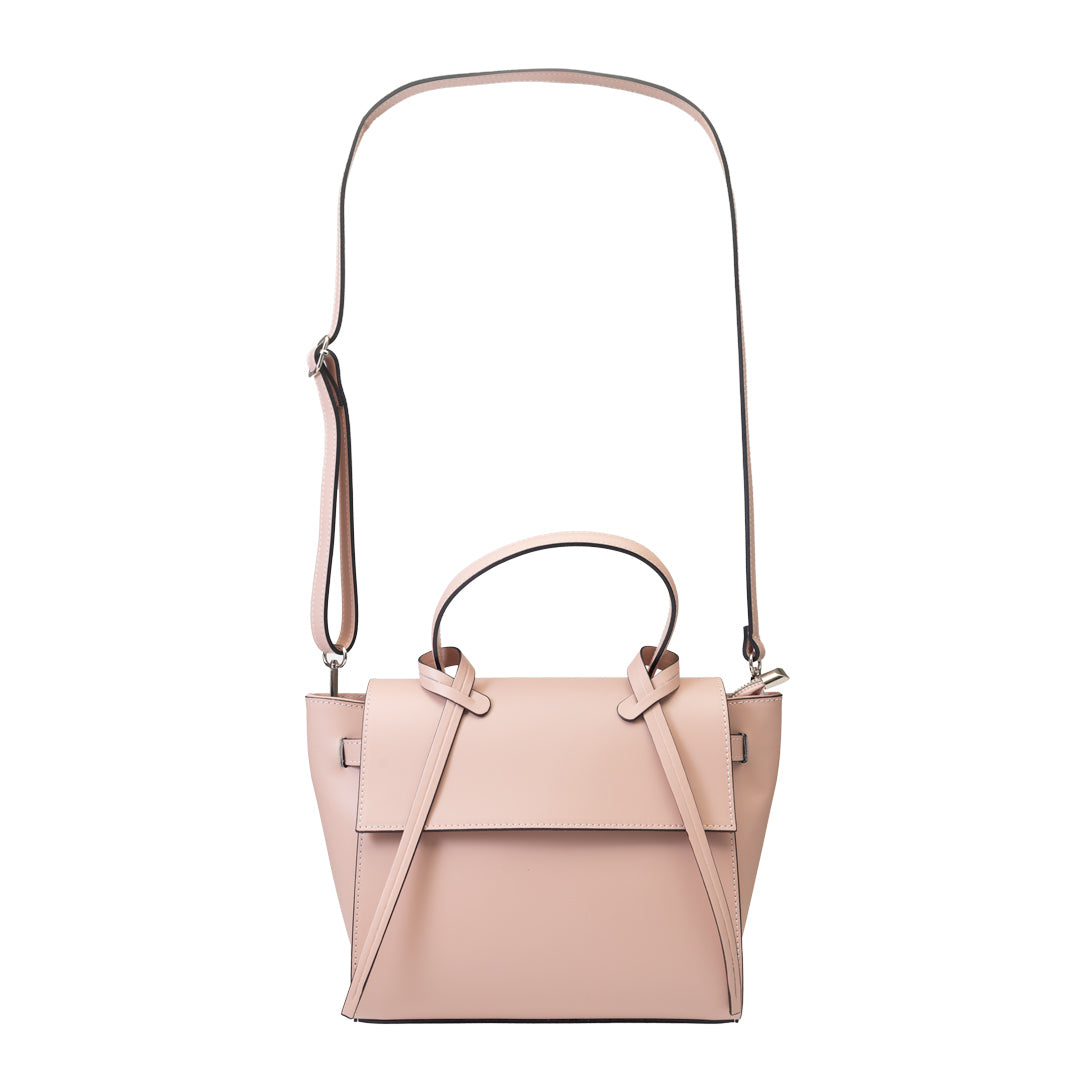 Bolso de mujer de piel natural rosa Erika
