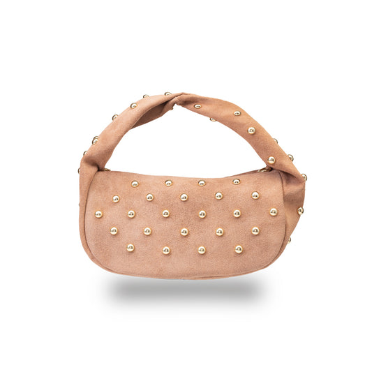 Bolso de mujer de piel natural rosa Naty