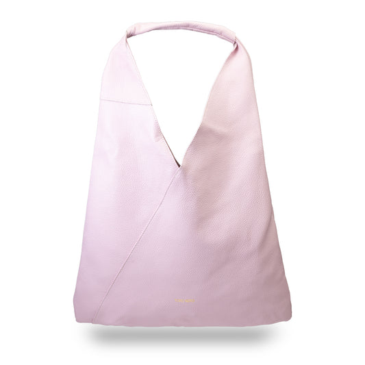 Bolso de mujer de piel natural rosa claro Camelia