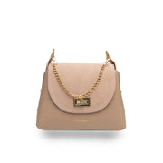 Borsa da donna in camoscio naturale, rosa cipria Raisa