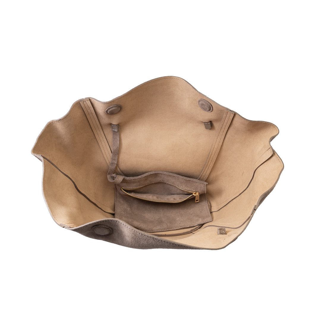 Borsa da donna in vera pelle testa di moro Diana