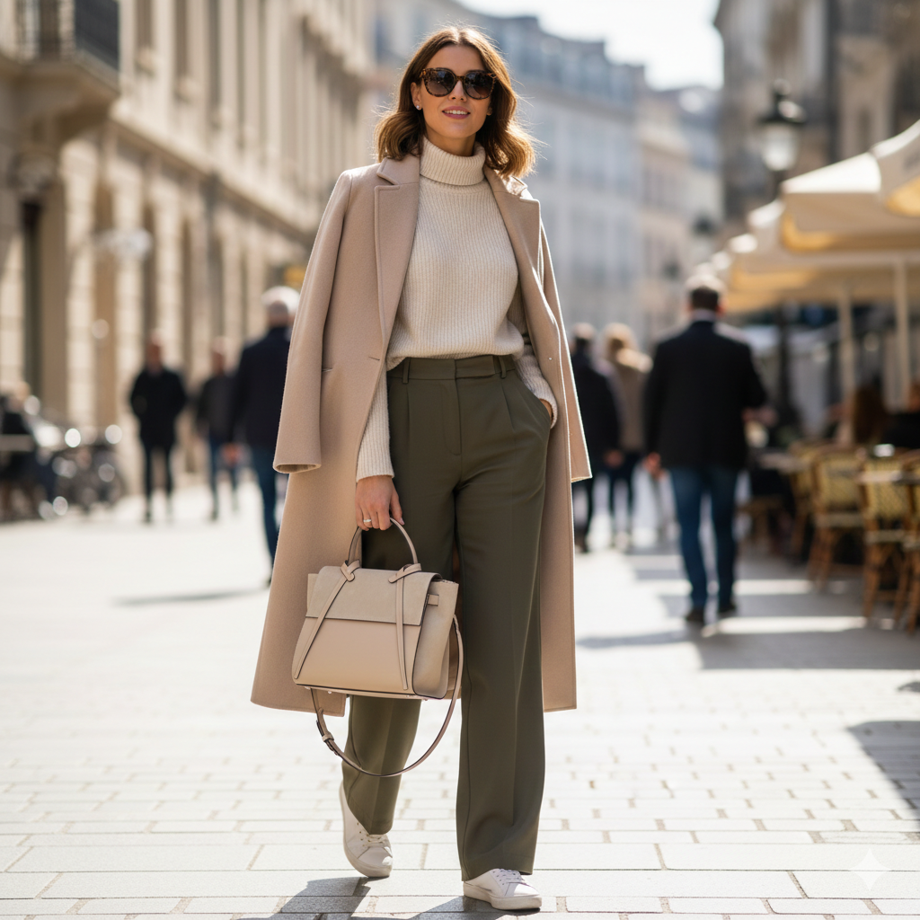Bolso de mujer de ante natural beige Erika
