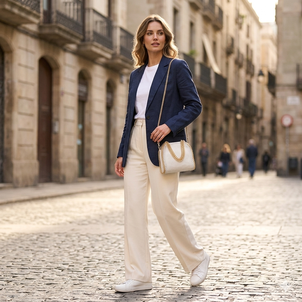Bolso de mujer de piel natural blanca Ilona
