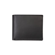 Billetera de hombre de cuero genuino negro OIL