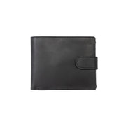 Cartera de hombre de cuero genuino negro POIL