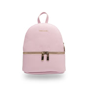 Mochila de piel natural lila para mujer Teen Spirit