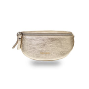Marsupio da donna in vera pelle oro Waist Glam