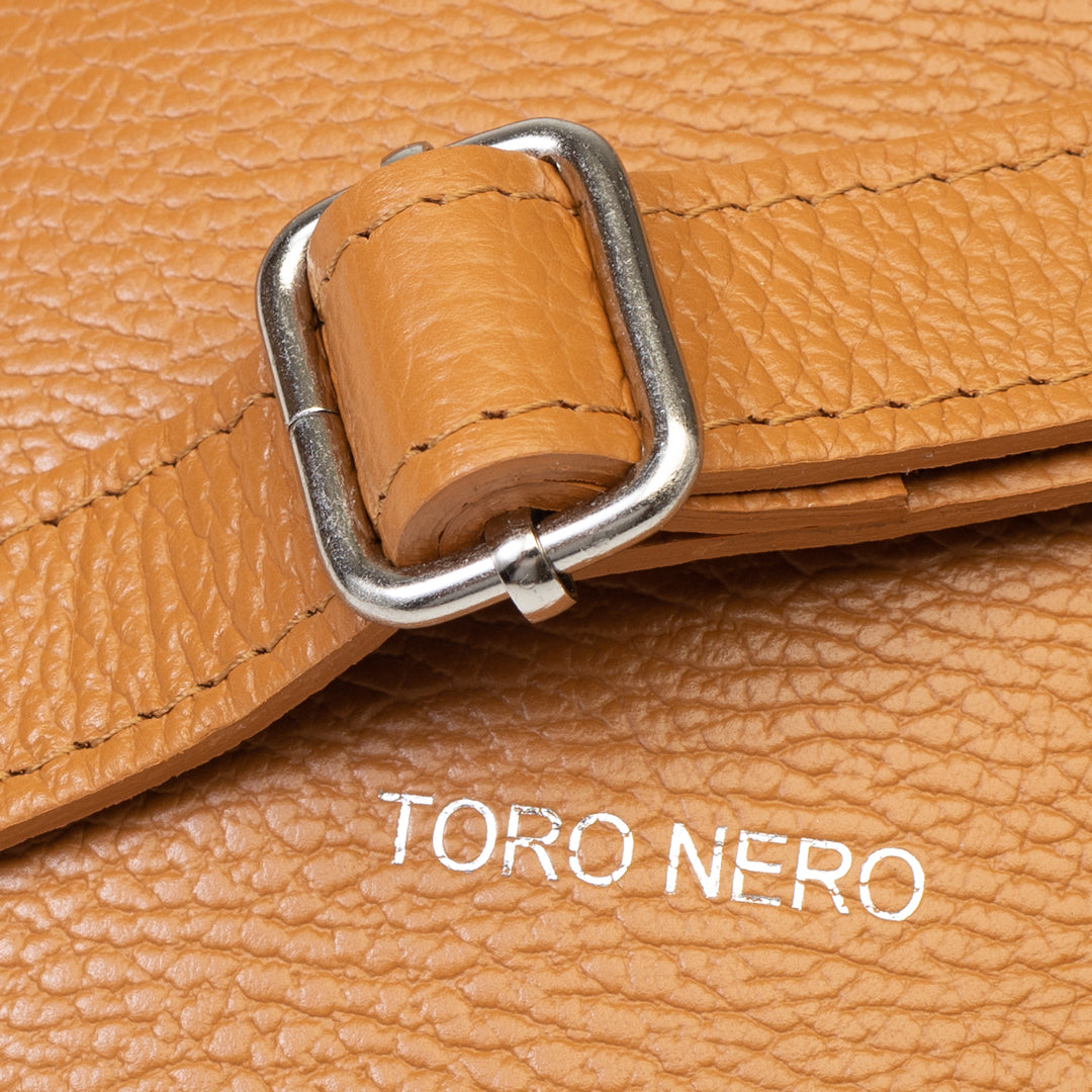 Marsupio donna in vera pelle marrone Waist Glam