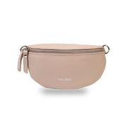 Damska saszetka ze skóry naturalnej w kolorze jasnoróżowym Waist Glam